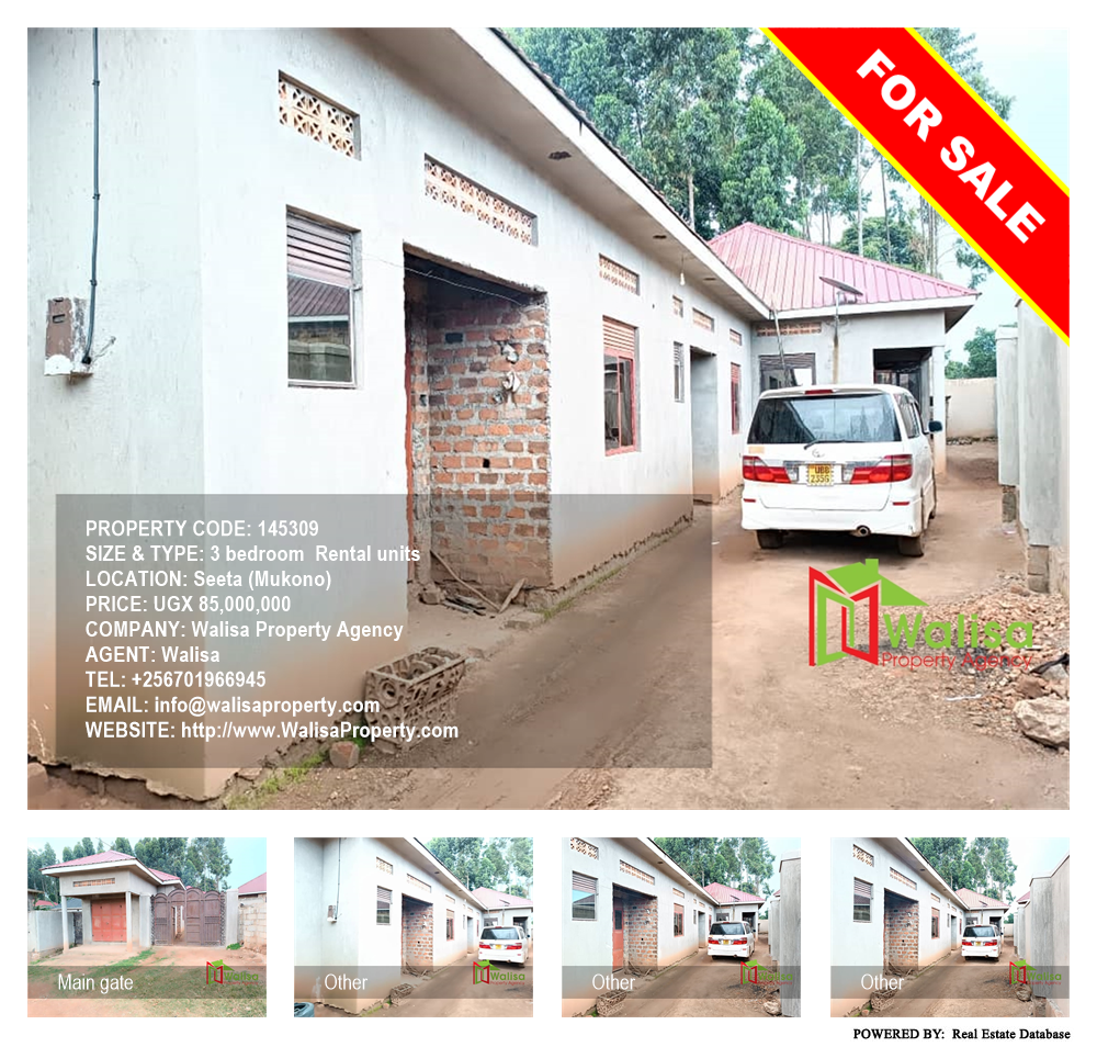 3 bedroom Rental units  for sale in Seeta Mukono Uganda, code: 145309