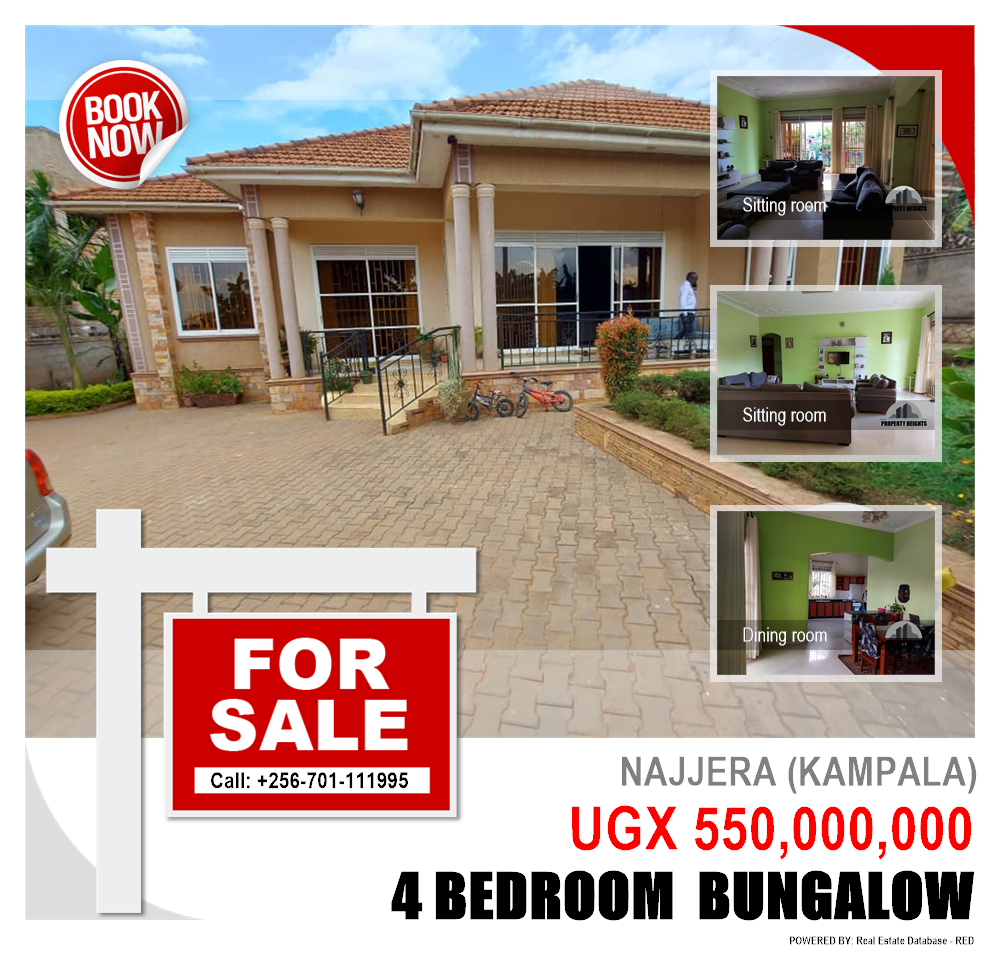4 bedroom Bungalow  for sale in Najjera Kampala Uganda, code: 145344