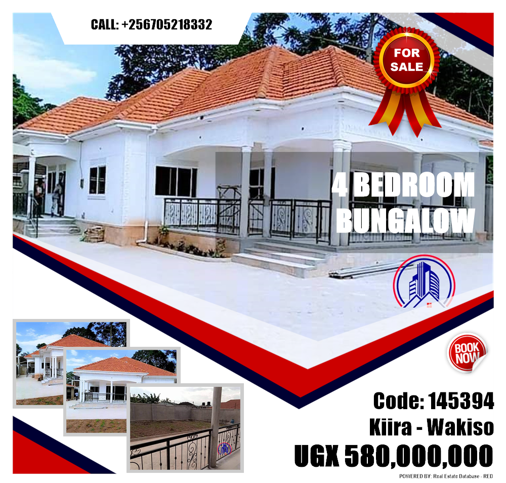 4 bedroom Bungalow  for sale in Kiira Wakiso Uganda, code: 145394