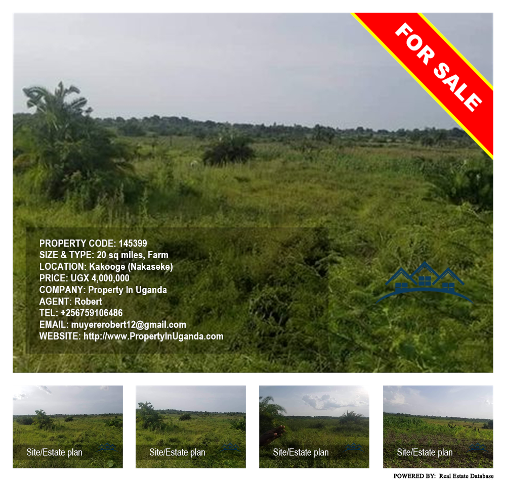 Farm  for sale in Kakooge Nakaseke Uganda, code: 145399