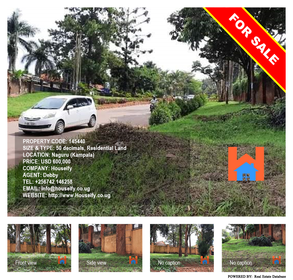 Residential Land  for sale in Naguru Kampala Uganda, code: 145440