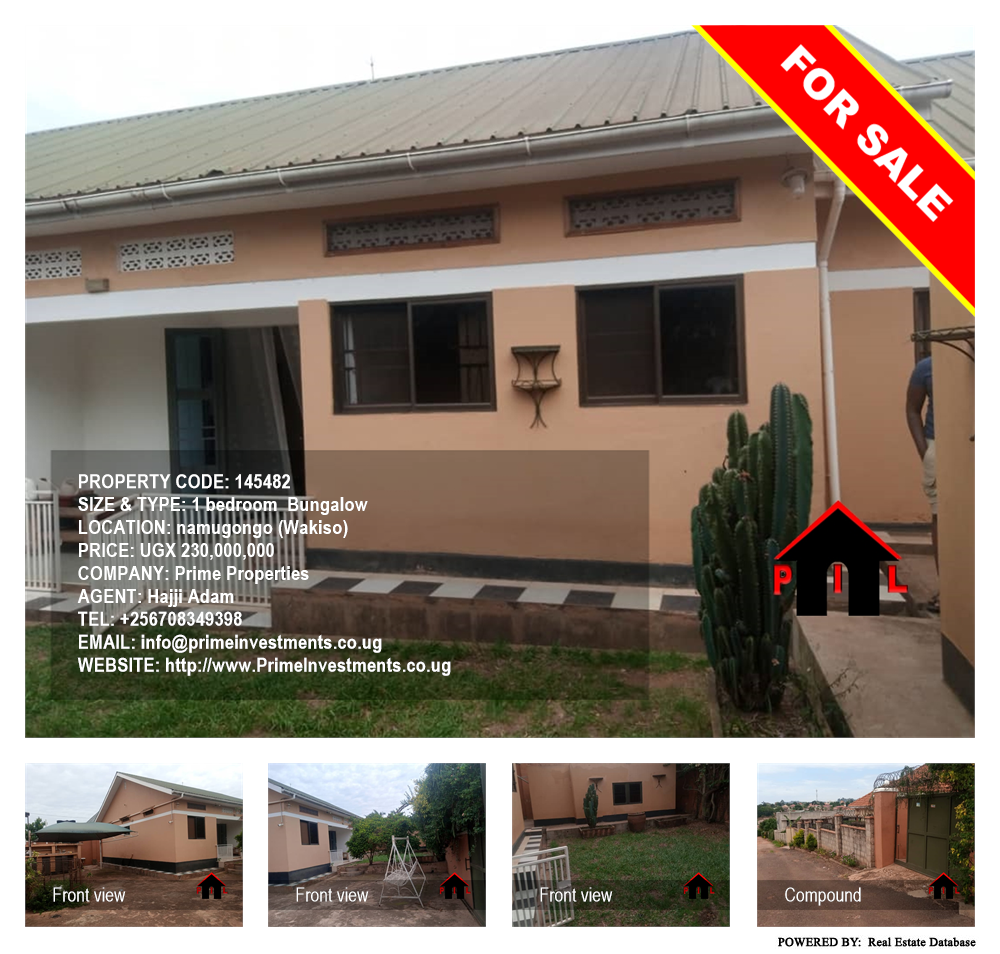 1 bedroom Bungalow  for sale in Namugongo Wakiso Uganda, code: 145482