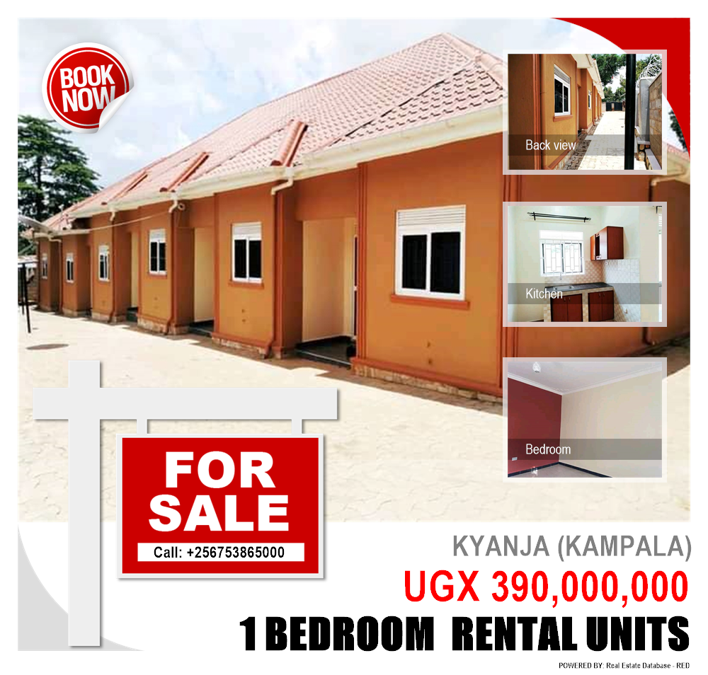 1 bedroom Rental units  for sale in Kyanja Kampala Uganda, code: 145549