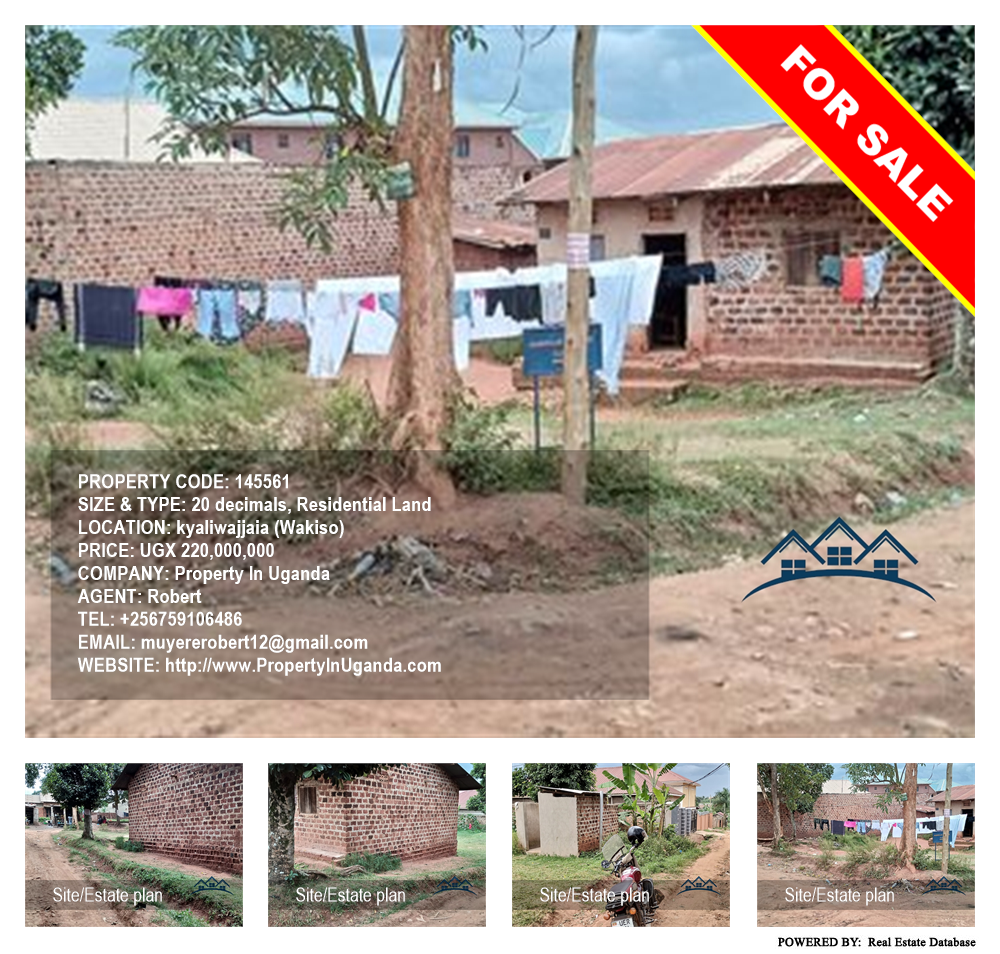 Residential Land  for sale in Kyaliwajjala Wakiso Uganda, code: 145561