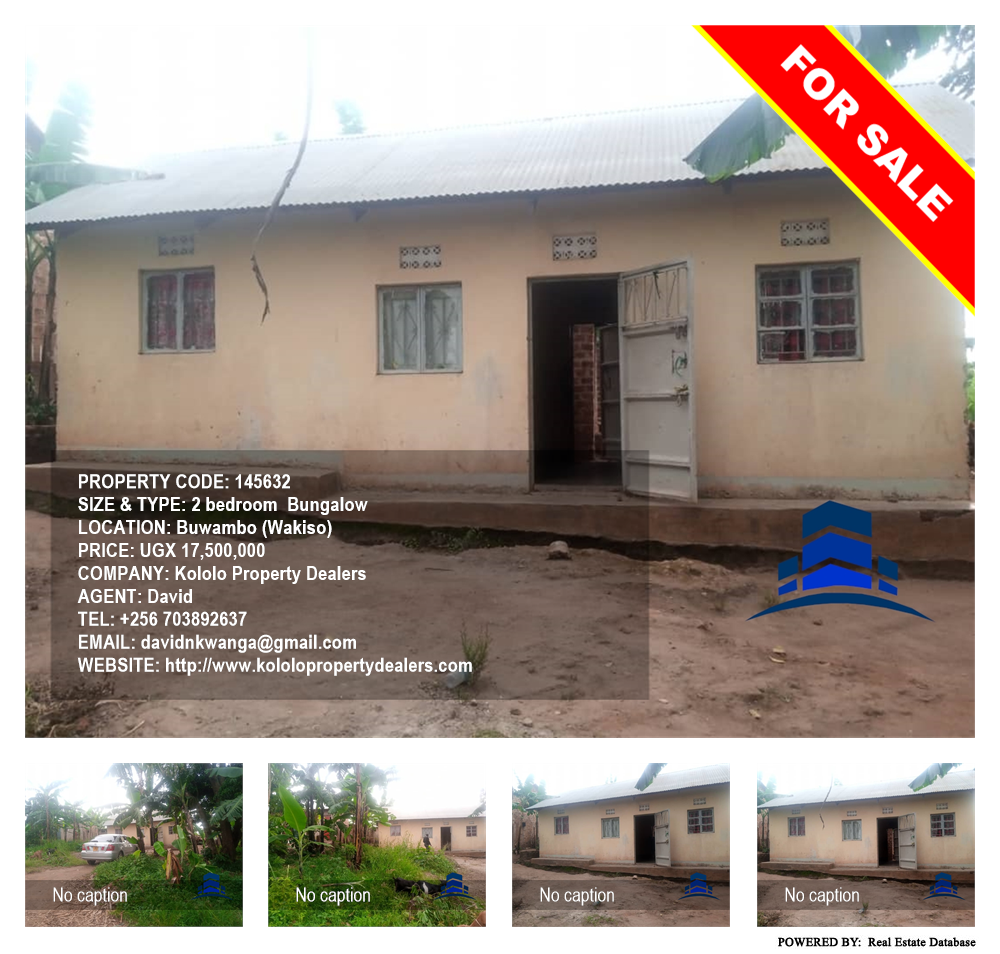 2 bedroom Bungalow  for sale in Buwambo Wakiso Uganda, code: 145632