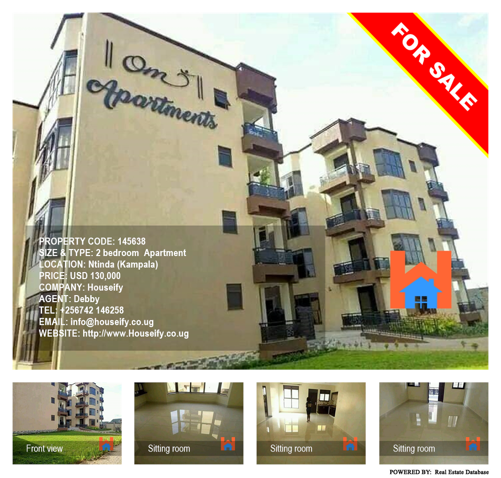 2 bedroom Apartment  for sale in Ntinda Kampala Uganda, code: 145638