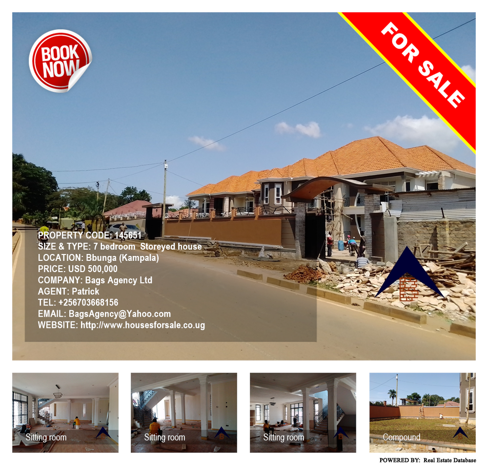 7 bedroom Storeyed house  for sale in Bbunga Kampala Uganda, code: 145651