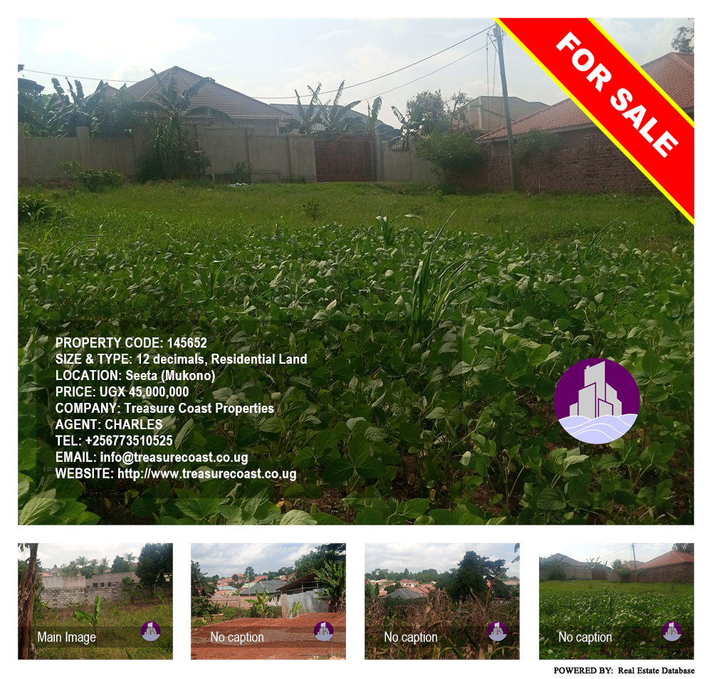 Residential Land  for sale in Seeta Mukono Uganda, code: 145652