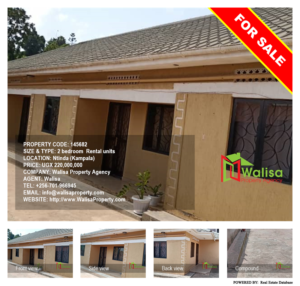2 bedroom Rental units  for sale in Ntinda Kampala Uganda, code: 145682
