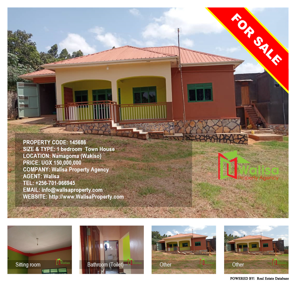 1 bedroom Town House  for sale in Namagoma Wakiso Uganda, code: 145686