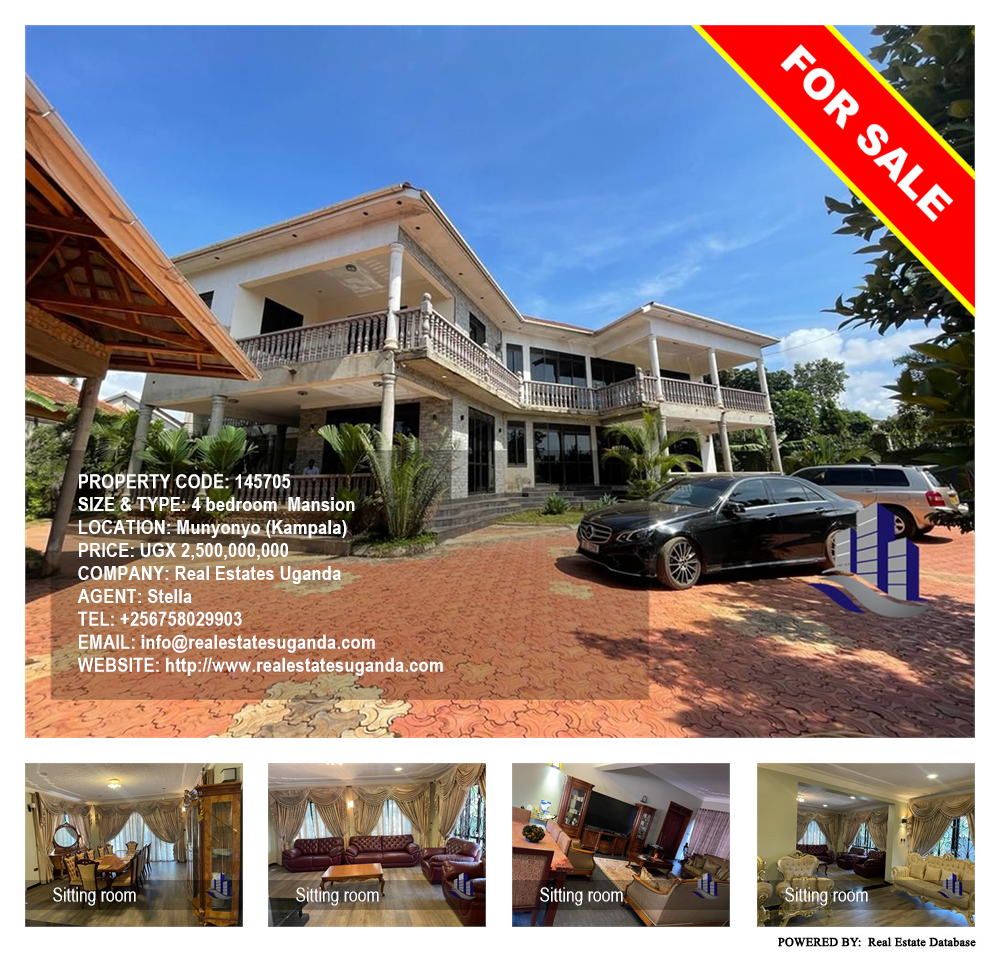 3 bedroom Mansion  for sale in Munyonyo Kampala Uganda, code: 145705