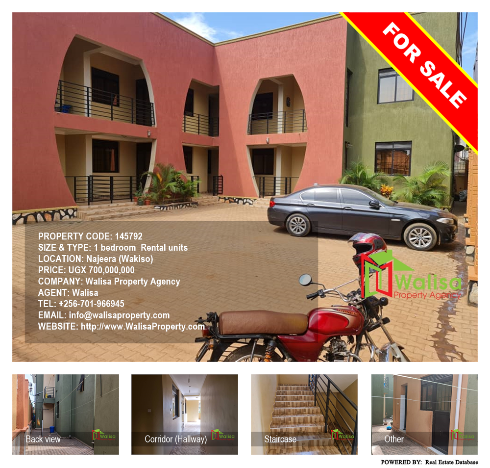 1 bedroom Rental units  for sale in Najjera Wakiso Uganda, code: 145792