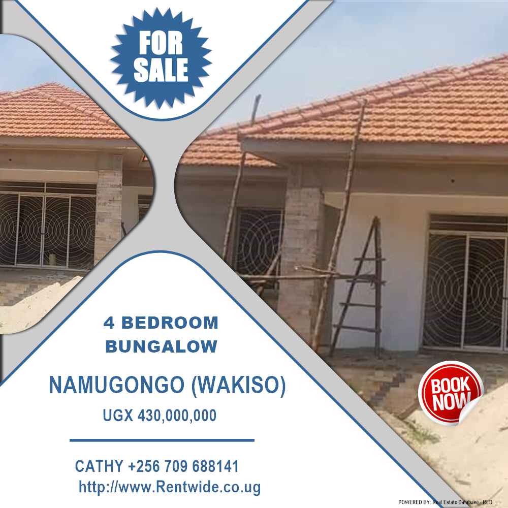 4 bedroom Bungalow  for sale in Namugongo Wakiso Uganda, code: 145800