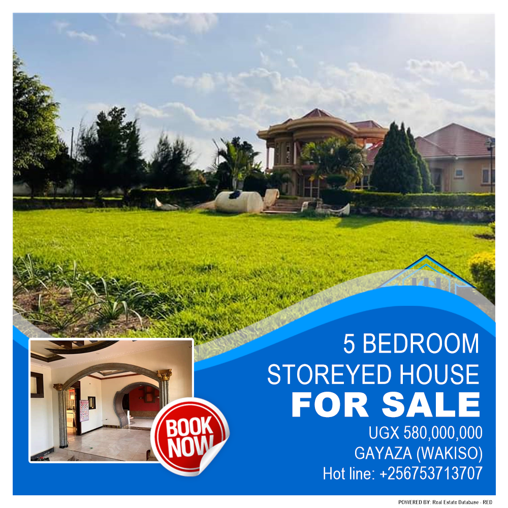 5 bedroom Storeyed house  for sale in Gayaza Wakiso Uganda, code: 145803