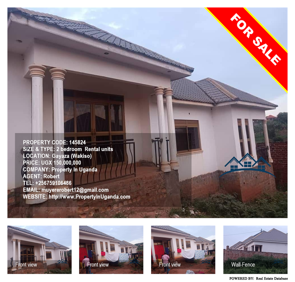 2 bedroom Rental units  for sale in Gayaza Wakiso Uganda, code: 145824