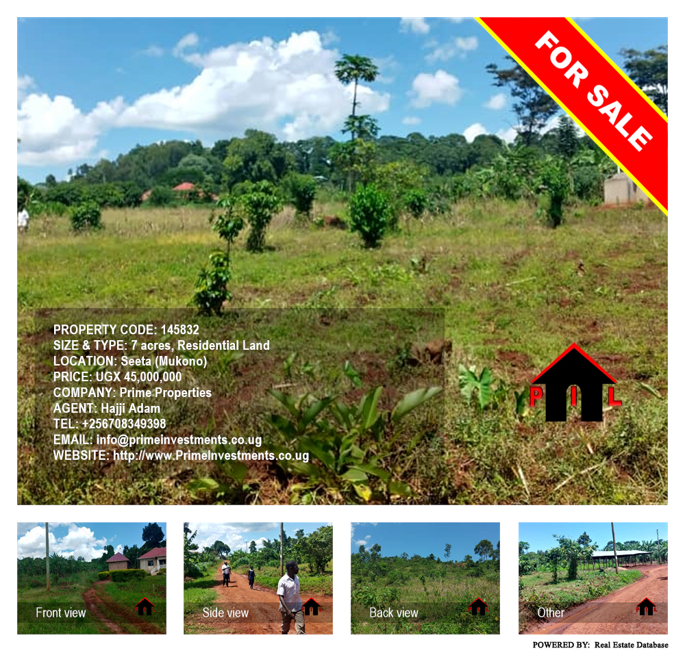 Residential Land  for sale in Seeta Mukono Uganda, code: 145832