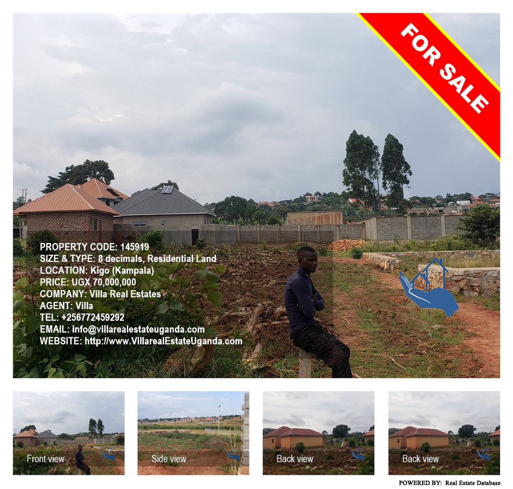 Residential Land  for sale in Kigo Kampala Uganda, code: 145919