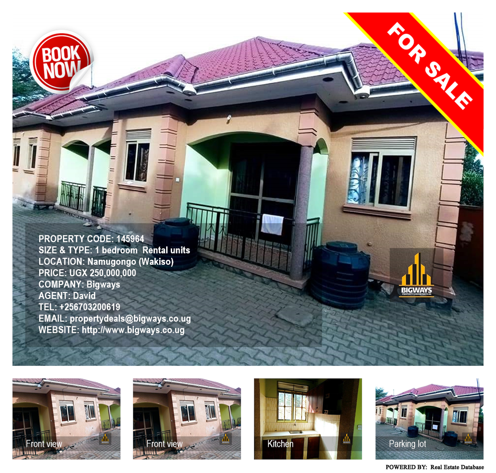 1 bedroom Rental units  for sale in Namugongo Wakiso Uganda, code: 145964