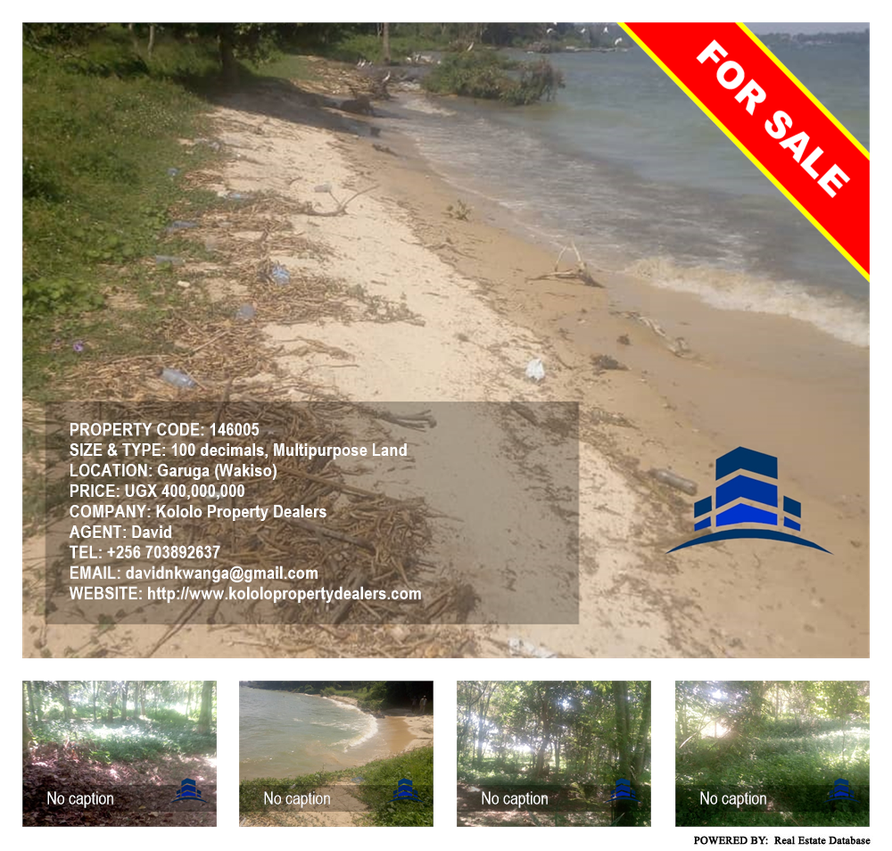 Multipurpose Land  for sale in Garuga Wakiso Uganda, code: 146005