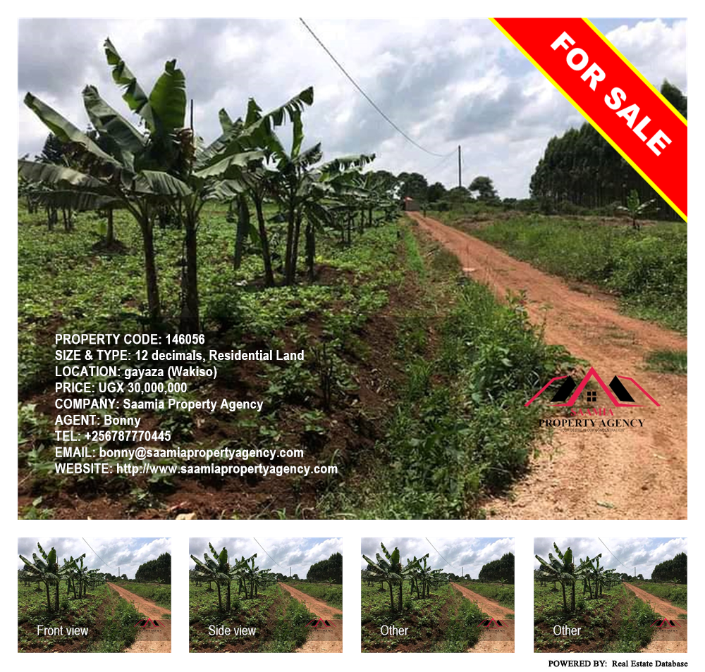 Residential Land  for sale in Gayaza Wakiso Uganda, code: 146056