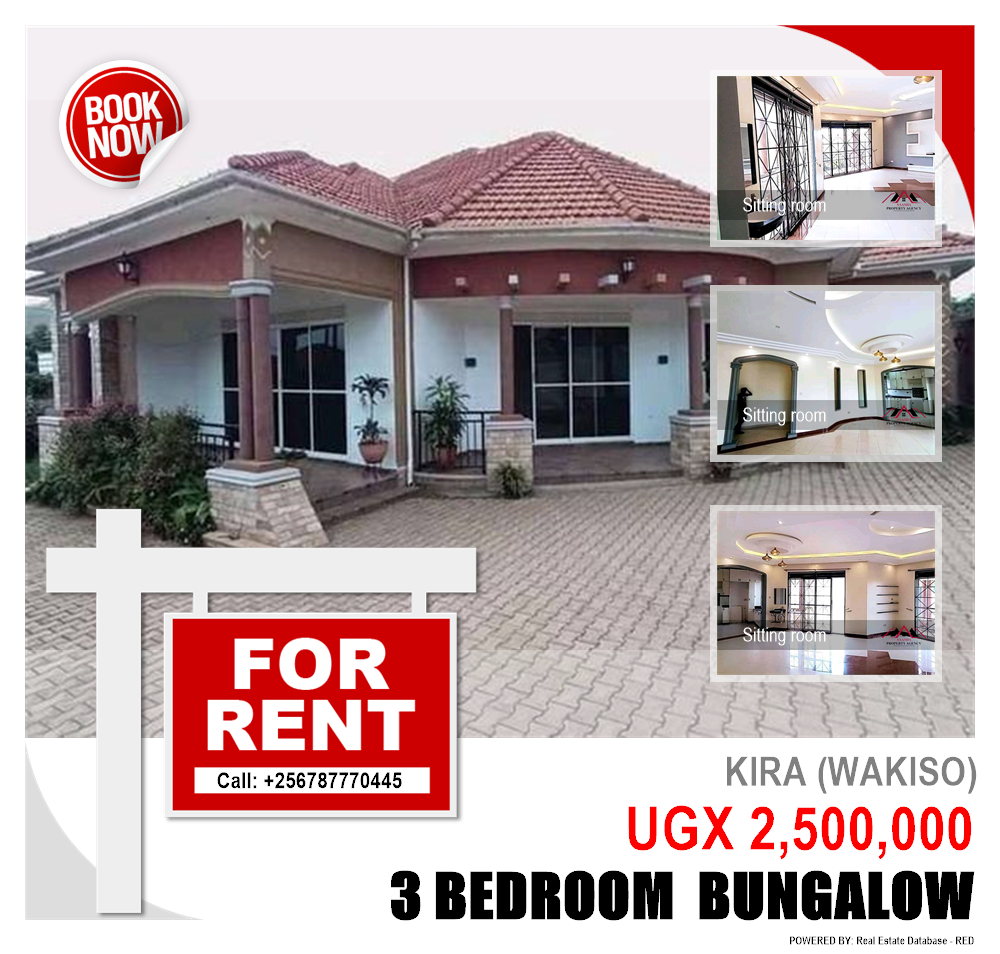 3 bedroom Bungalow  for rent in Kira Wakiso Uganda, code: 146072