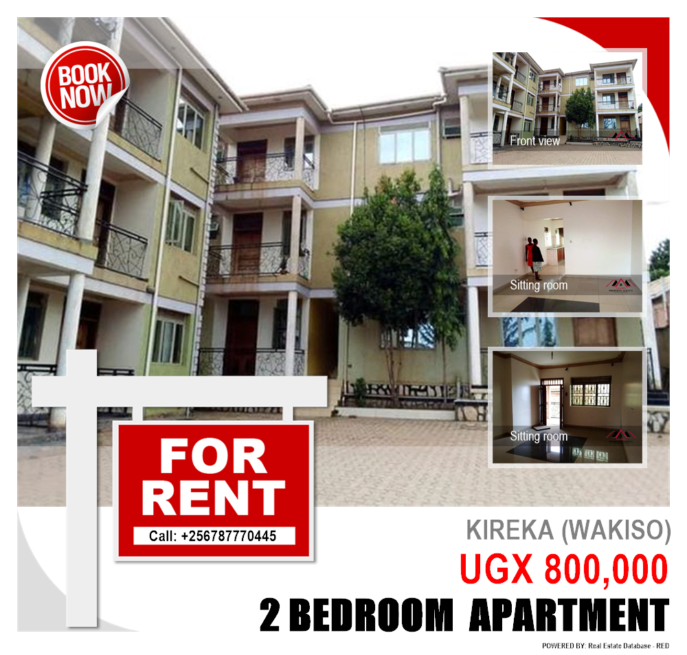 2 bedroom Apartment  for rent in Kireka Wakiso Uganda, code: 146079