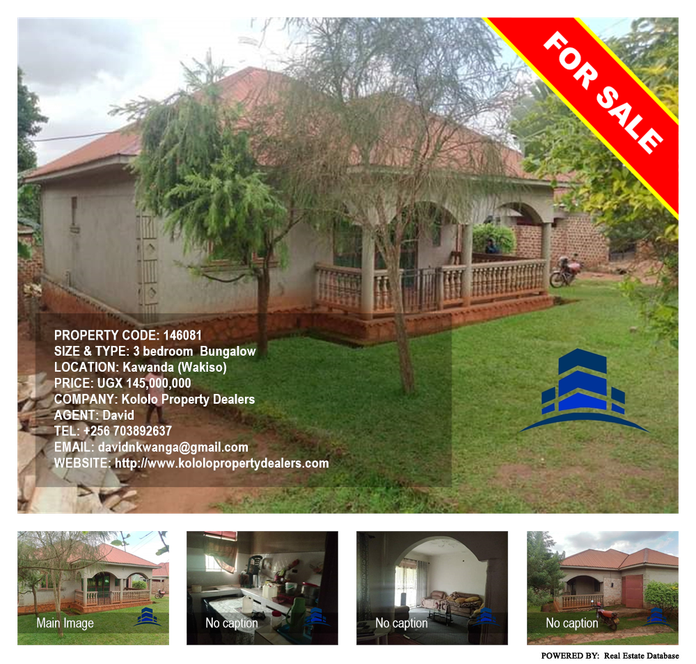 3 bedroom Bungalow  for sale in Kawanda Wakiso Uganda, code: 146081