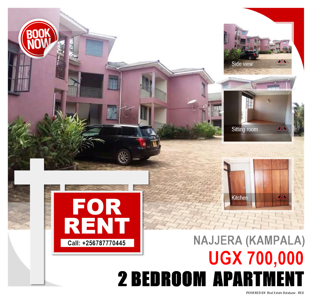 2 bedroom Apartment  for rent in Najjera Kampala Uganda, code: 146098