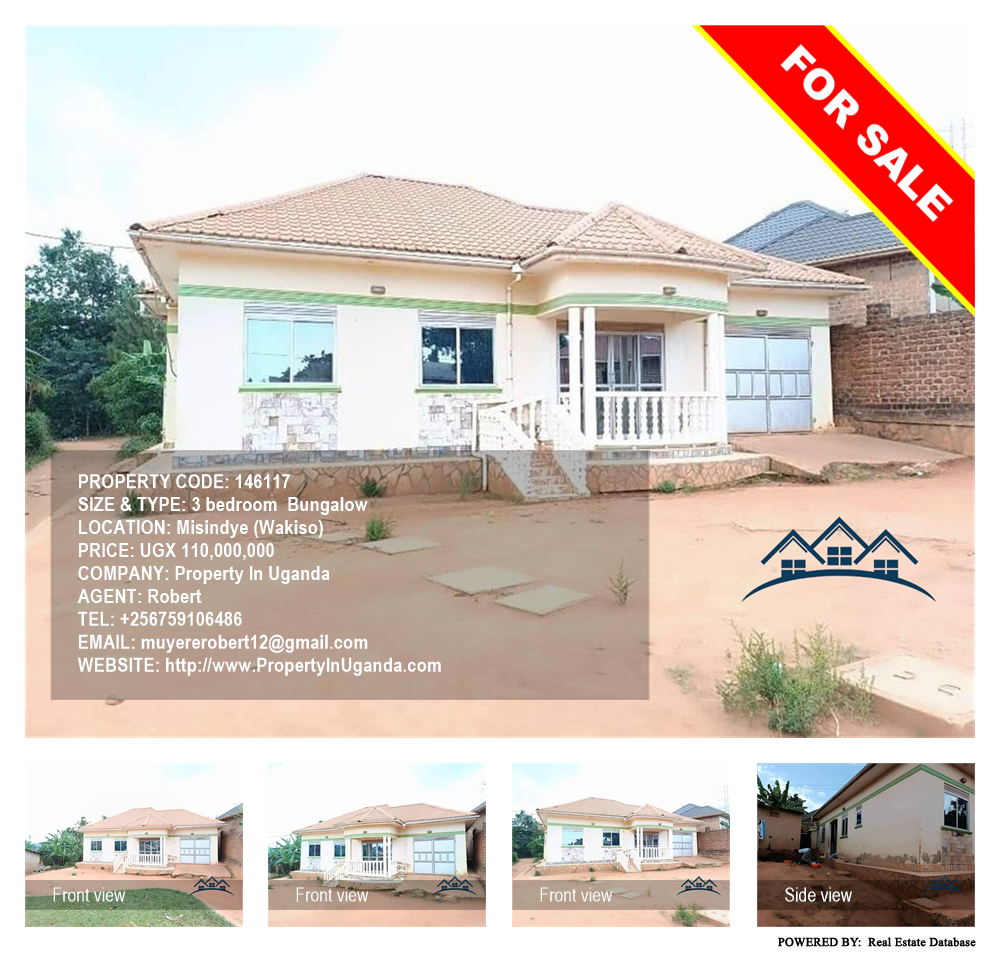 3 bedroom Bungalow  for sale in Misindye Wakiso Uganda, code: 146117