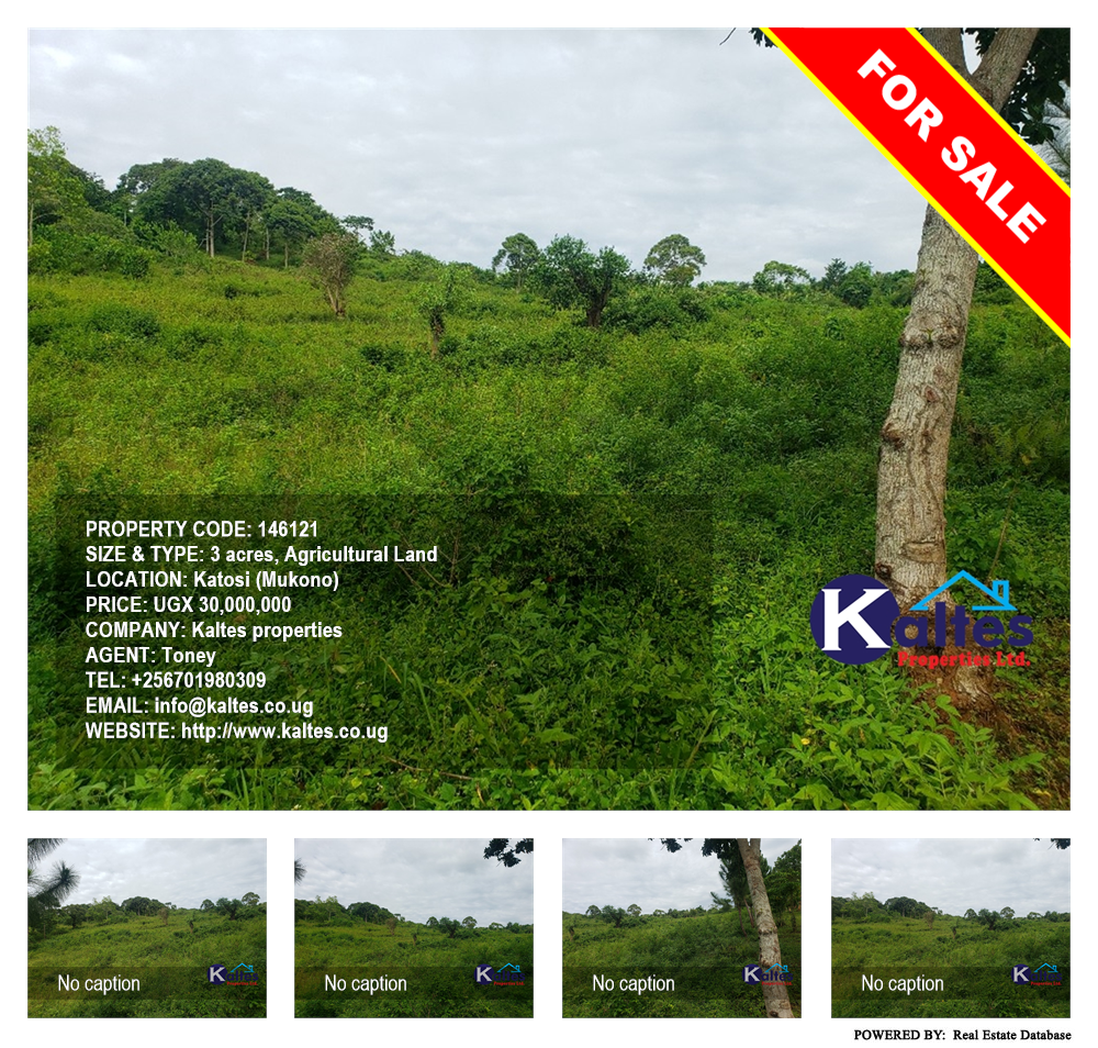 Agricultural Land  for sale in Katosi Mukono Uganda, code: 146121