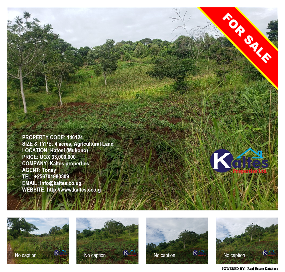 Agricultural Land  for sale in Katosi Mukono Uganda, code: 146124