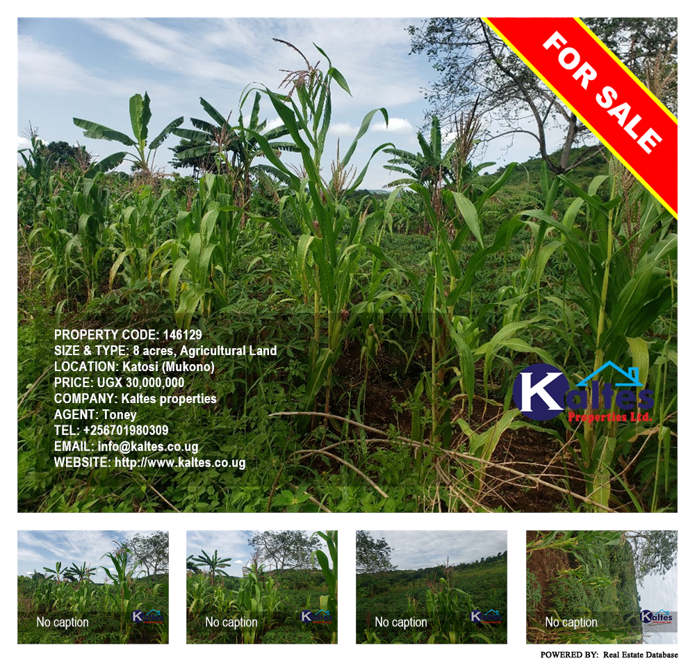 Agricultural Land  for sale in Katosi Mukono Uganda, code: 146129