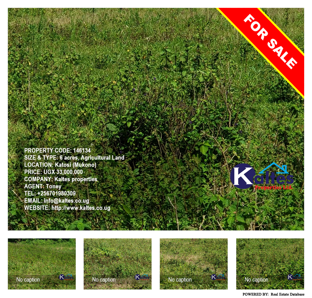 Agricultural Land  for sale in Katosi Mukono Uganda, code: 146134