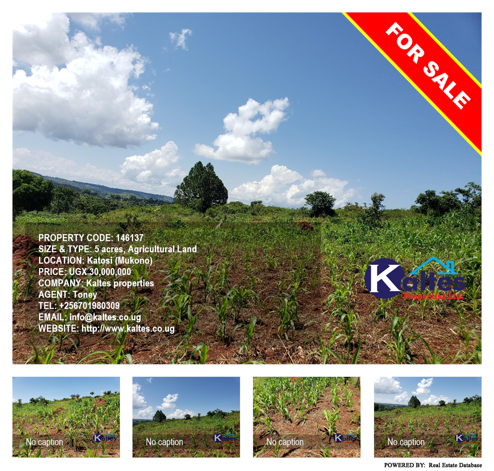 Agricultural Land  for sale in Katosi Mukono Uganda, code: 146137