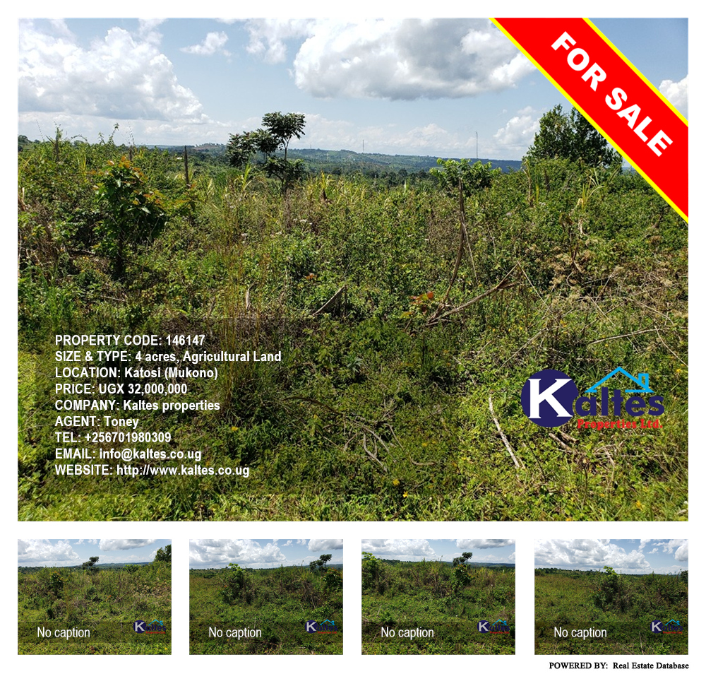 Agricultural Land  for sale in Katosi Mukono Uganda, code: 146147