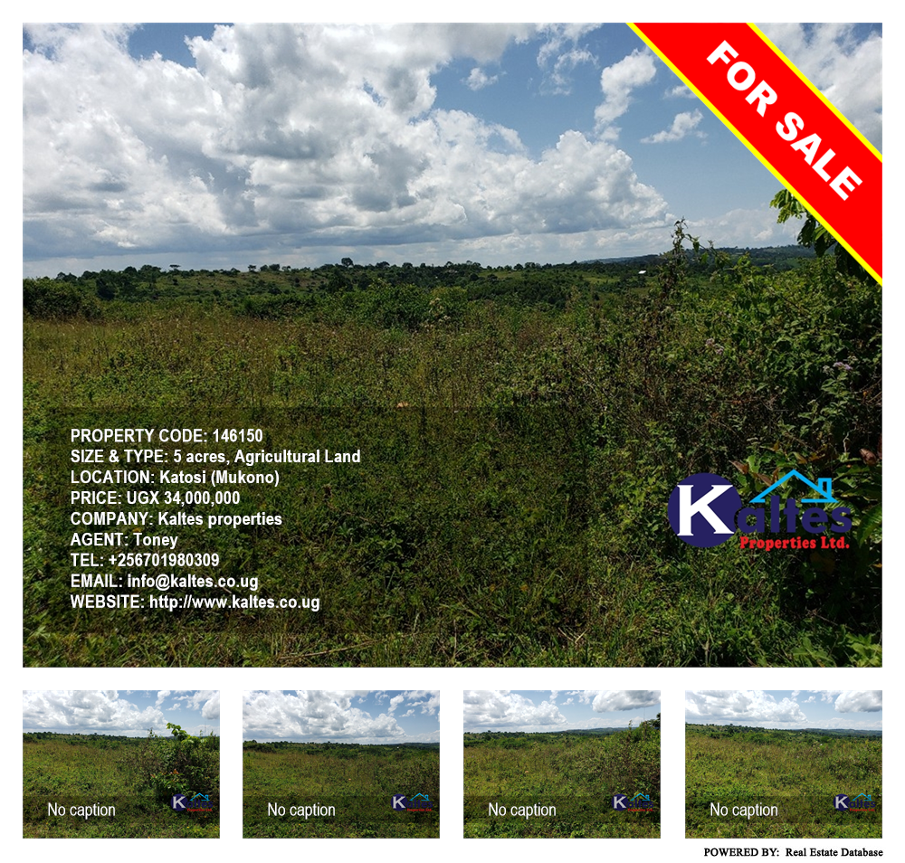 Agricultural Land  for sale in Katosi Mukono Uganda, code: 146150