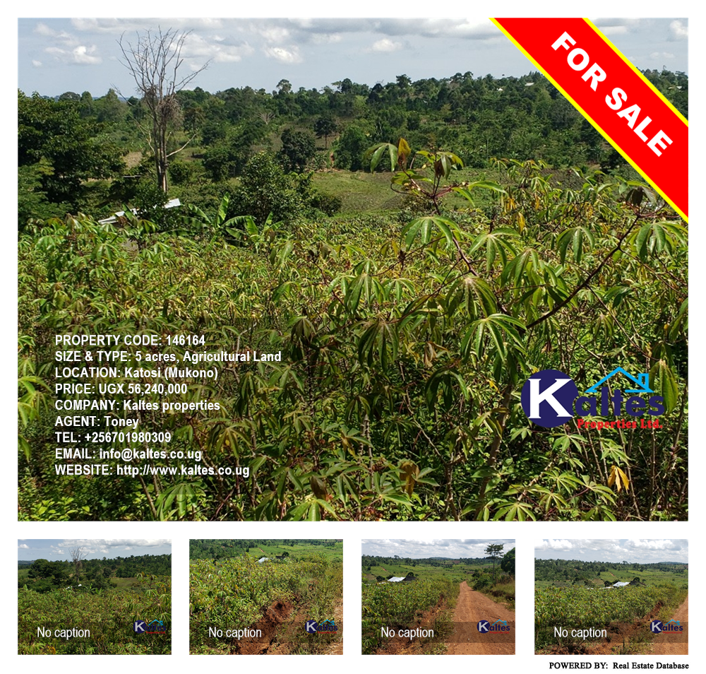 Agricultural Land  for sale in Katosi Mukono Uganda, code: 146164