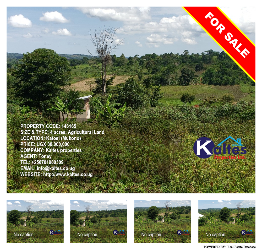 Agricultural Land  for sale in Katosi Mukono Uganda, code: 146165