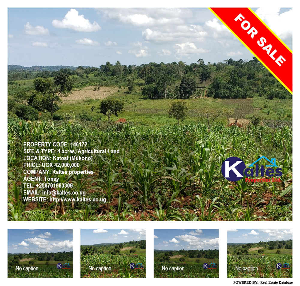Agricultural Land  for sale in Katosi Mukono Uganda, code: 146172