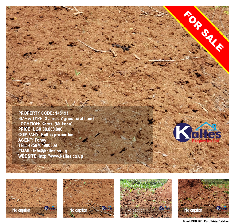 Agricultural Land  for sale in Katosi Mukono Uganda, code: 146193