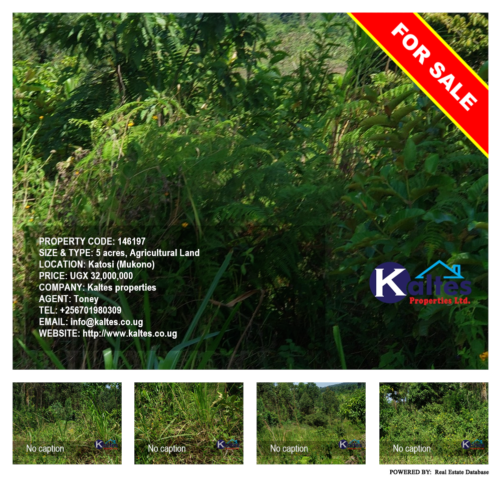 Agricultural Land  for sale in Katosi Mukono Uganda, code: 146197