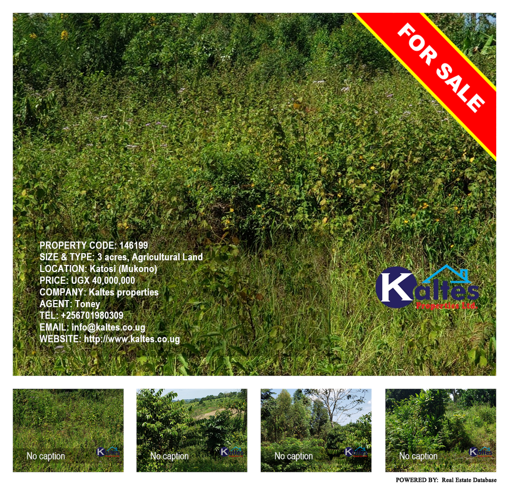 Agricultural Land  for sale in Katosi Mukono Uganda, code: 146199