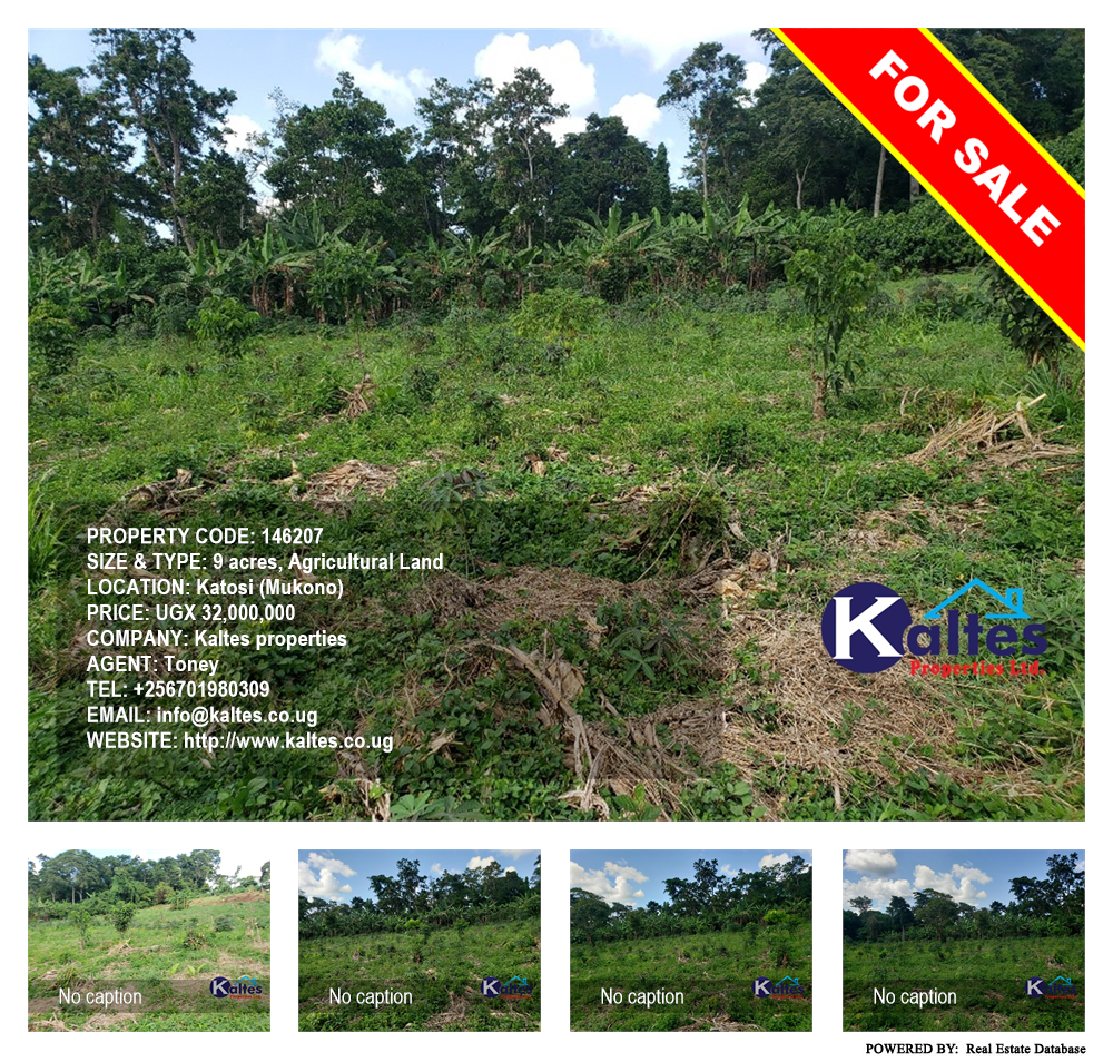 Agricultural Land  for sale in Katosi Mukono Uganda, code: 146207