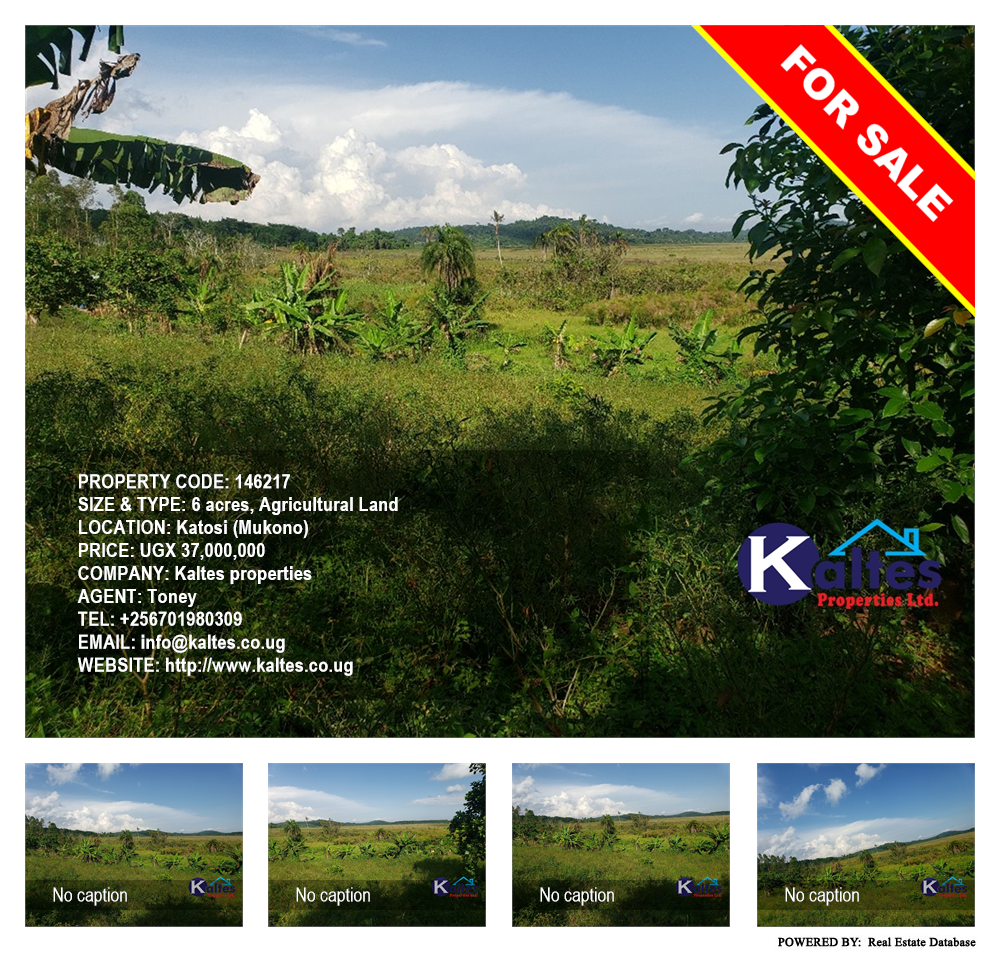 Agricultural Land  for sale in Katosi Mukono Uganda, code: 146217