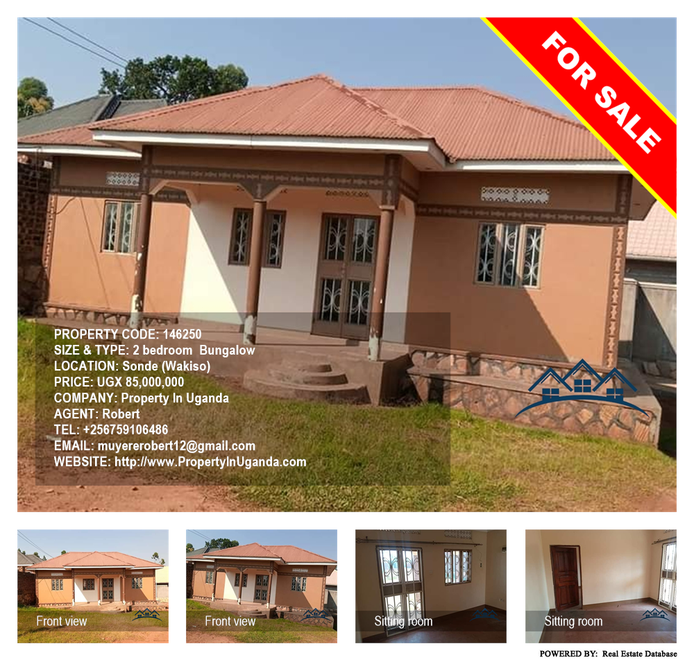 2 bedroom Bungalow  for sale in Sonde Wakiso Uganda, code: 146250