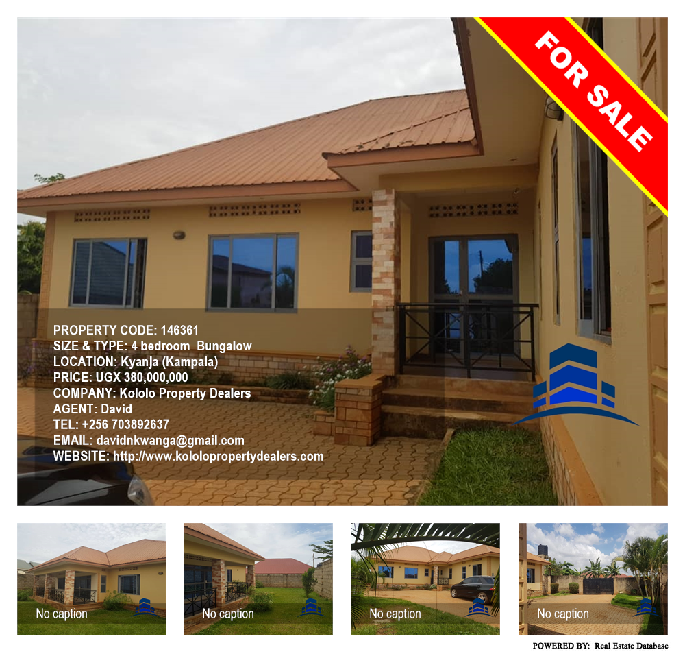 4 bedroom Bungalow  for sale in Kyanja Kampala Uganda, code: 146361
