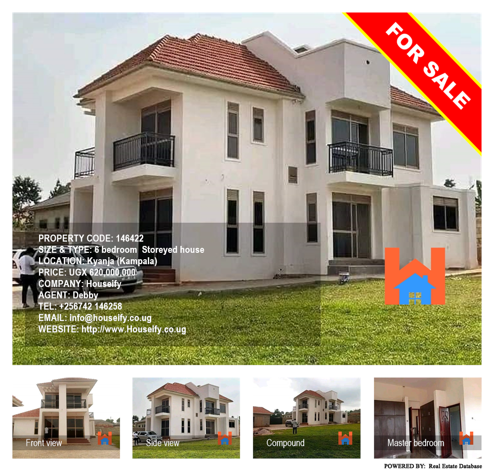 6 bedroom Storeyed house  for sale in Kyanja Kampala Uganda, code: 146422