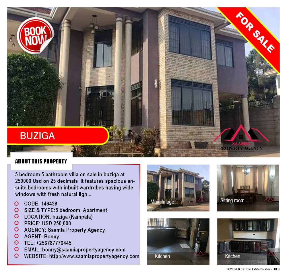 5 bedroom Apartment  for sale in Buziga Kampala Uganda, code: 146438