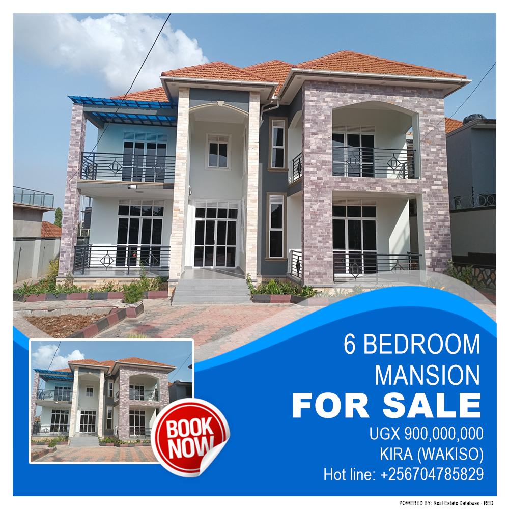 6 bedroom Mansion  for sale in Kira Wakiso Uganda, code: 146442