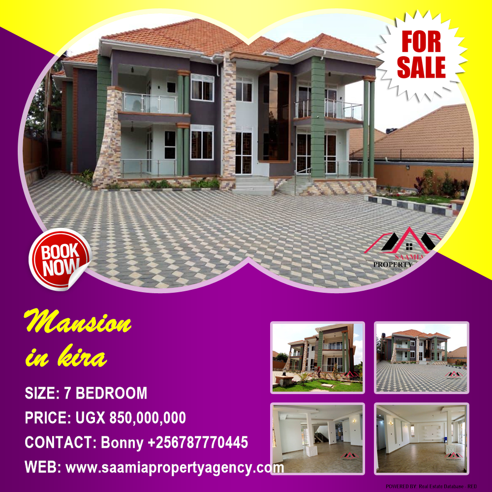 7 bedroom Mansion  for sale in Kira Wakiso Uganda, code: 146460